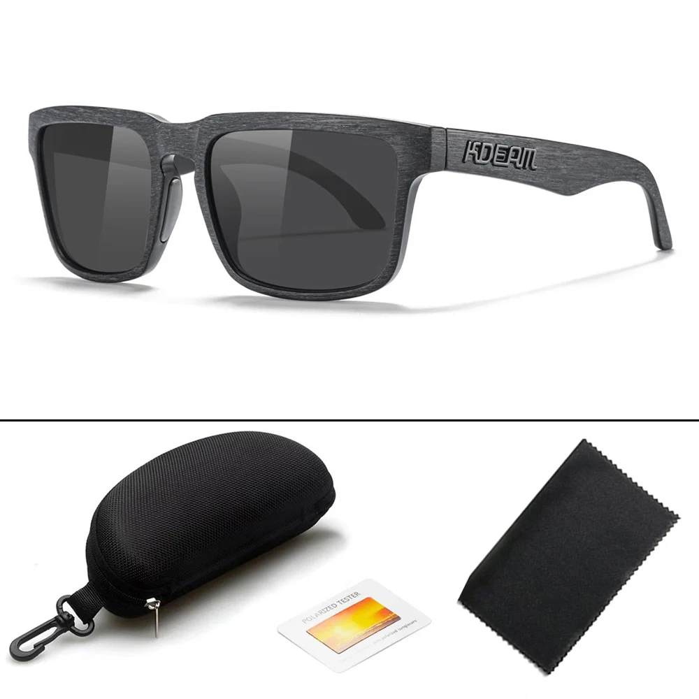 

KDEAM Design New Polarized Sunglasses For Men Women Fashion Unisex Brand Trendy Outdoor Eyewear For Couple Mirror UV400 Lens