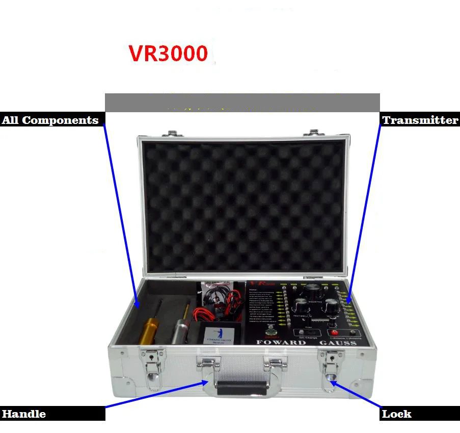 Underground Metal Detector High Precision Treasure Hunter Archaeology VR3000