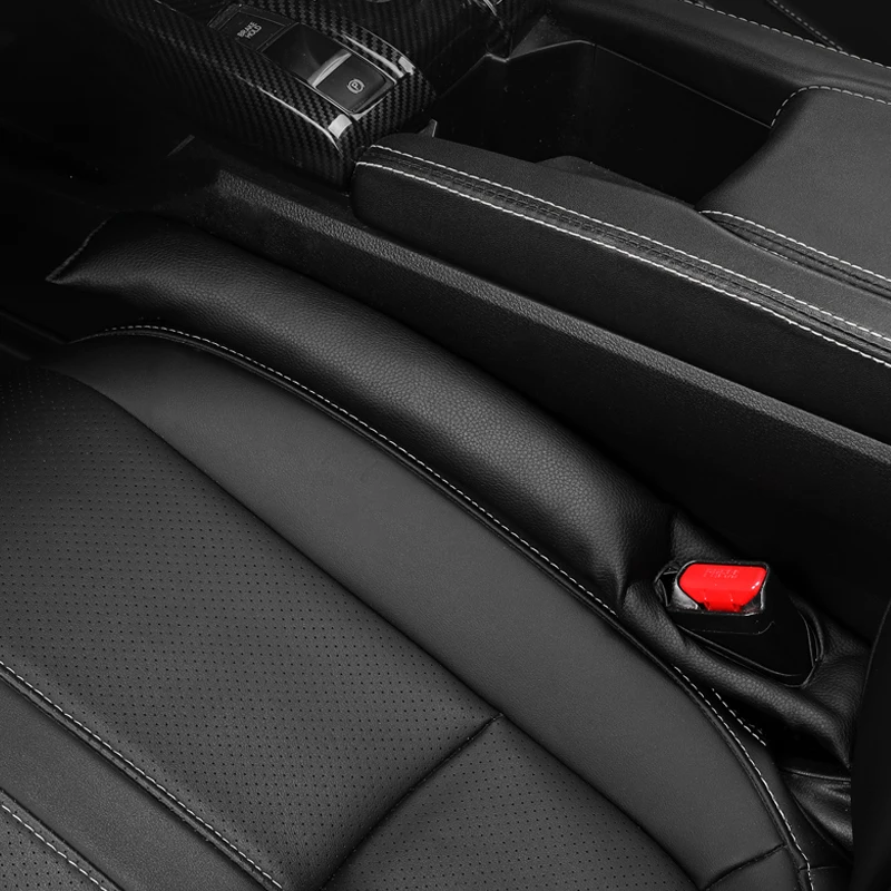 Universal Car Seat Gap Filler Soft Leakproof Padding PU Leather Leak Proof Pads Plug Spacer Car Styling Decorative Accessories