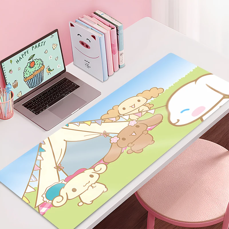 Mouse pad Cinnamoroll large Gaming Desk Mat Computer Keyboard desk pad Mats Sanrio Kawaii Mousepad Home Decor Fashion coaster