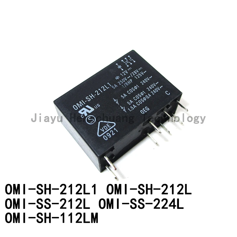 1PCS OM1 OMI-SS-212L1 OMI-SH-112L OMI-SS-224L OMI-SH-112LM 4/8 pin 12V 24VDC 10A5A Power Relay