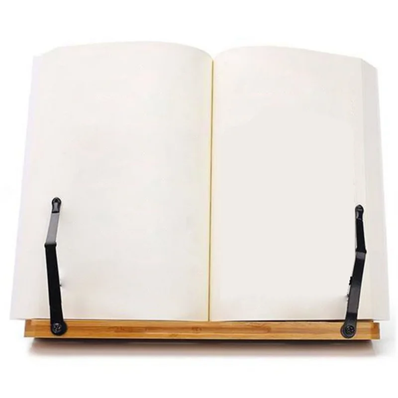 ADP-Foldable Tablet Textbook/Music File Holder/Retro Hollow Elegant Pattern Desk Bookcase