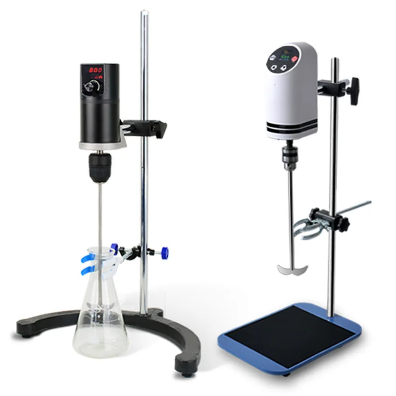 Precision augmented electric digital mixer laboratory constant speed cantilever vertical mechanical mixer stainless steel