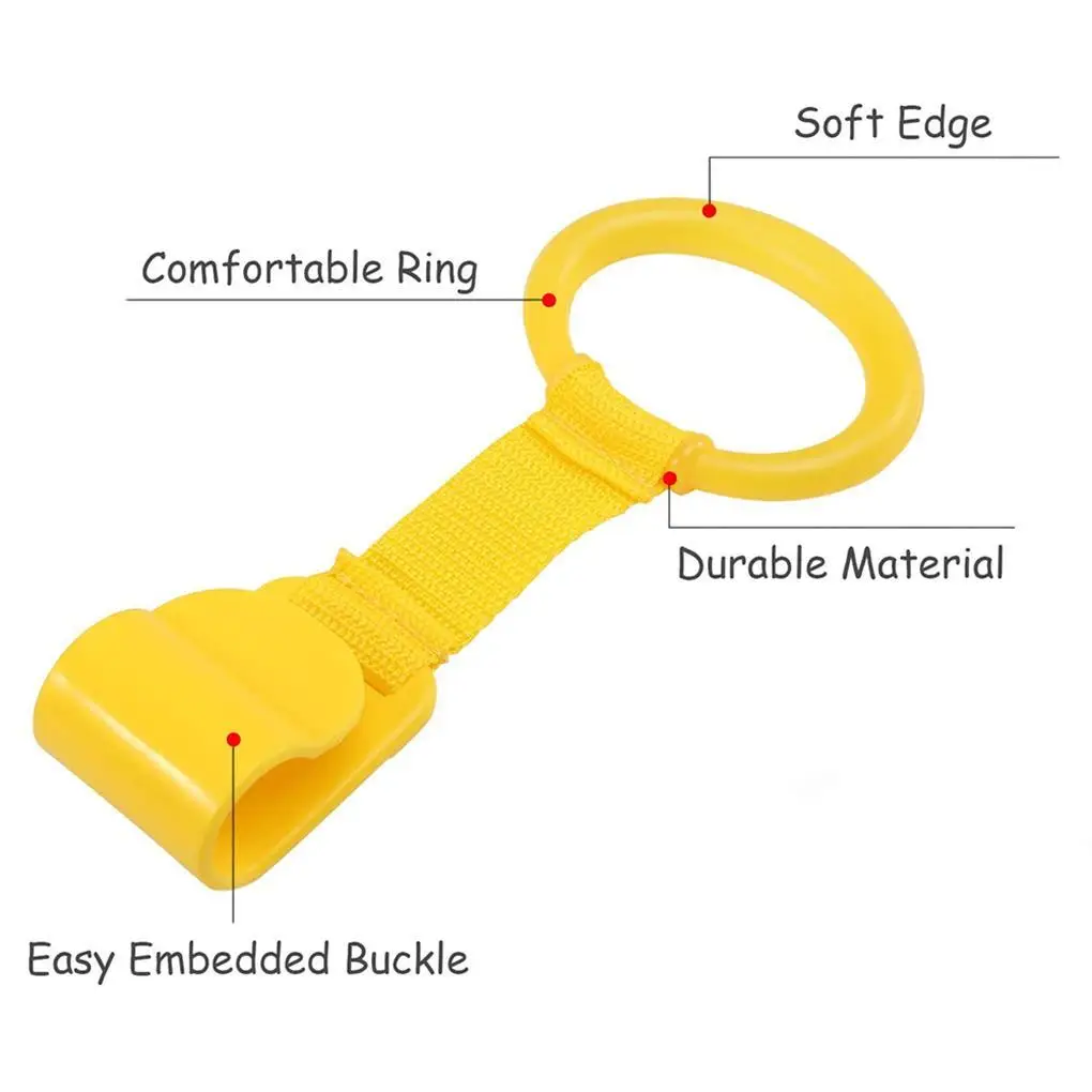 4 Pieces Baby Pull Rings Cribs Balance Training Ring Toddler Stand Walking Aiding Tool Hanging Handles Pendant Home