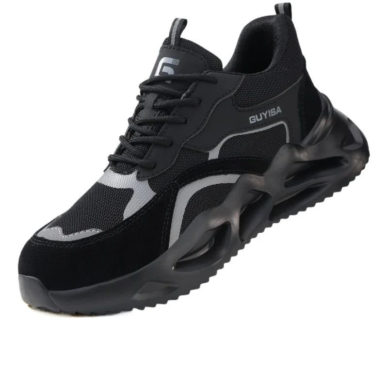 Lightweight Safety Shoes Men Women Work Shoes Steel Toe Cap Working Boots Sneakers Man Women Breathable Shoes Tactical Boots