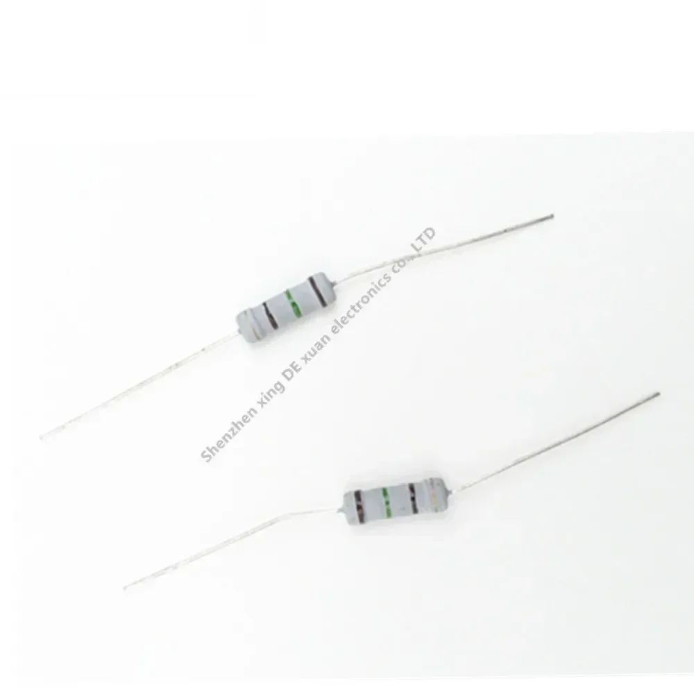 500 قطعة 1 واط 5% معدن أكسيد مقاوم من غشاء 10 12 15 18 20 22 24 27 30 33 36 39 43 47 51 56 62 68 75 82 91 R K أوم