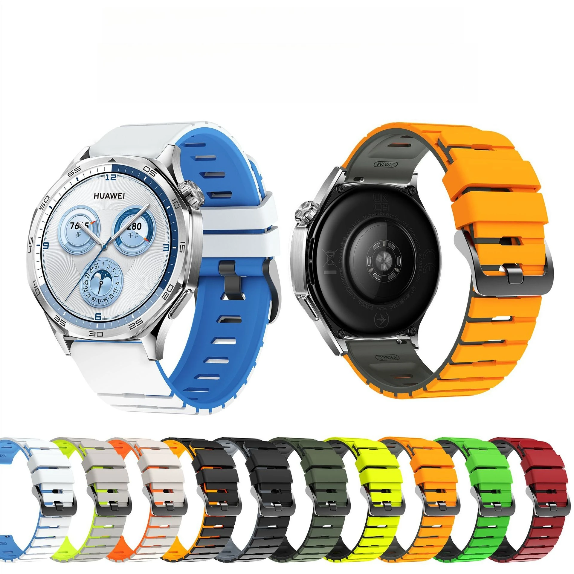 Силиконовый ремешок 22 мм для Zeblaze Ares 3 Pro/Vibe 7 Pro, браслет для Zeblaze Beyond 2 3 Pro/Stratos 2 Ultra/Lite, сменные ремешки