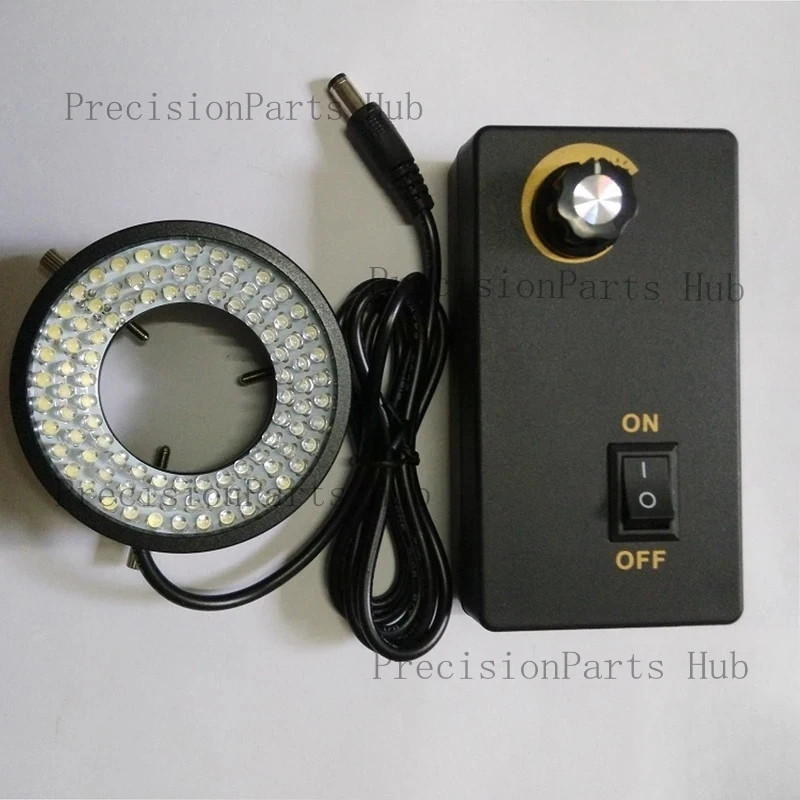 Industrial CCD Machine Vision Light Source Microscope Ring LED Lamp Inner Diameter 50mm 96 Grain Lamp 6-10W 220V