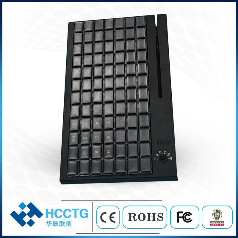 POS-система POS-мембрана 84 клавиши Интерфейс USB + PS/2 Программируемая POS-клавиатура KB84