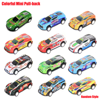 10-15Pcs Camouflage Ironclad Colorful Pull Back Car Random Children's Car Model Toys For Children Gift