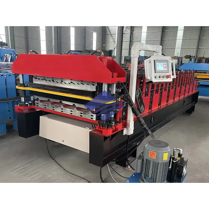 Double Layer Roofing Sheet Roll Forming Machine