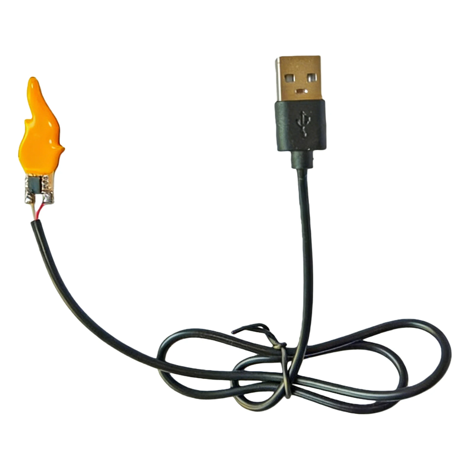 Vintage Flame String Lights USB 5V Flame Shaped Bulb Plug and Play Design for Indoor Outdoor Party Patio Home Decor