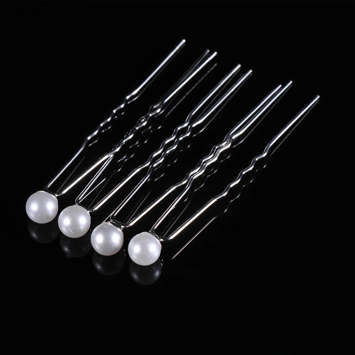 

60pcs Hairpin Elegant Bridal Accessories Wedding U Pin Alloy Headpiece Wedding Hairpin Graceful Hairpins For Brides