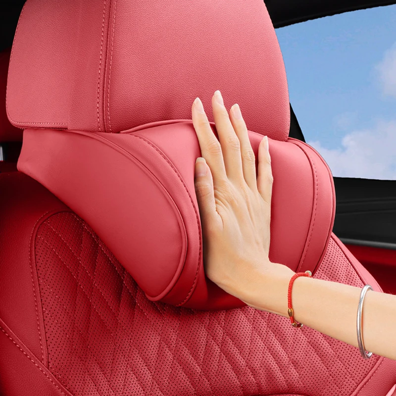 

Suitable for Tesla Modely Memory Foam Headrest Model 3 New Version Car Seat Comfortable Soft Neck Pillow Car Inner Accessories