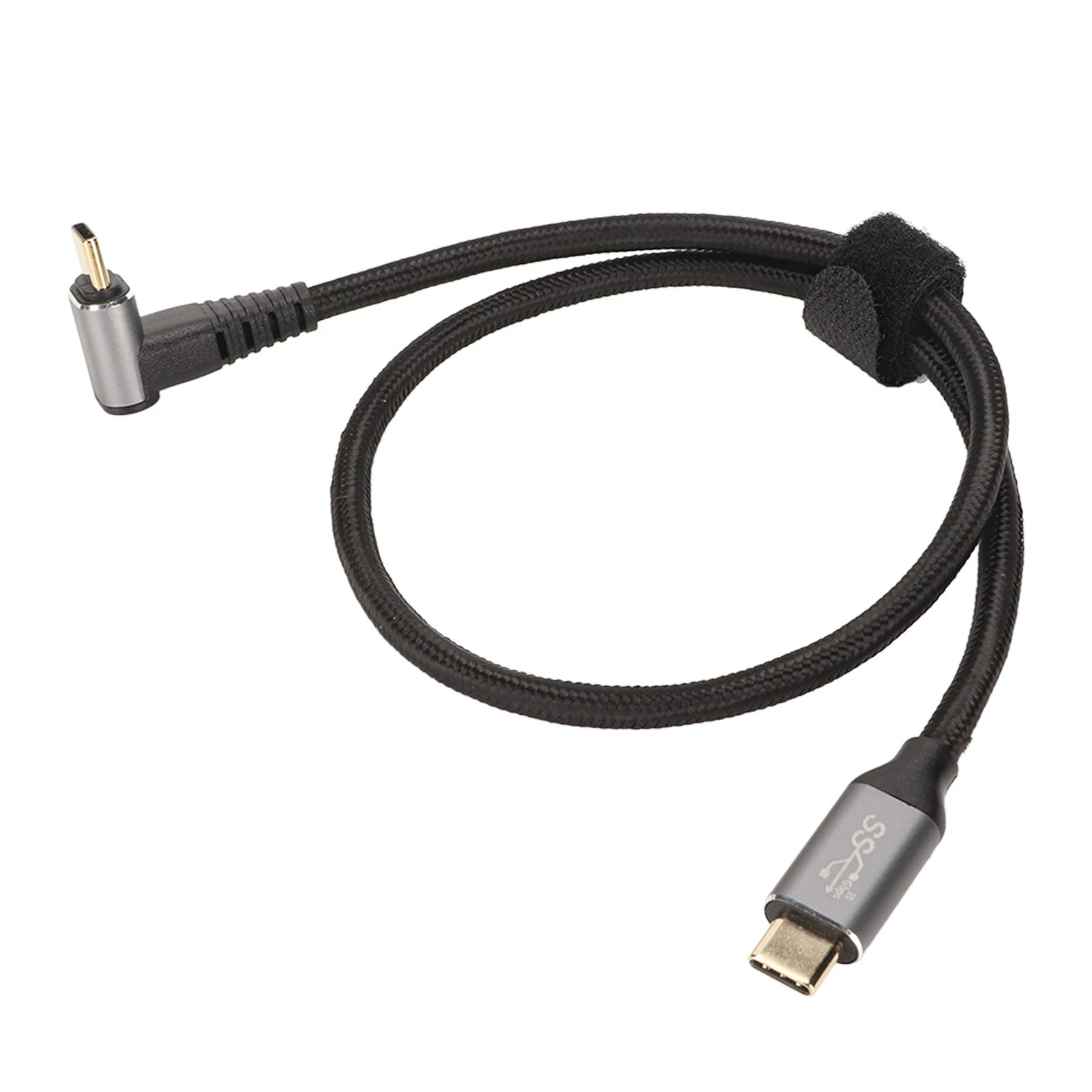 90 Degree USB C Cable 4K 60Hz Supports PD100W Type C 3.2 Gen2 Full Function USB C Fast Charging Cord for Steam Deck