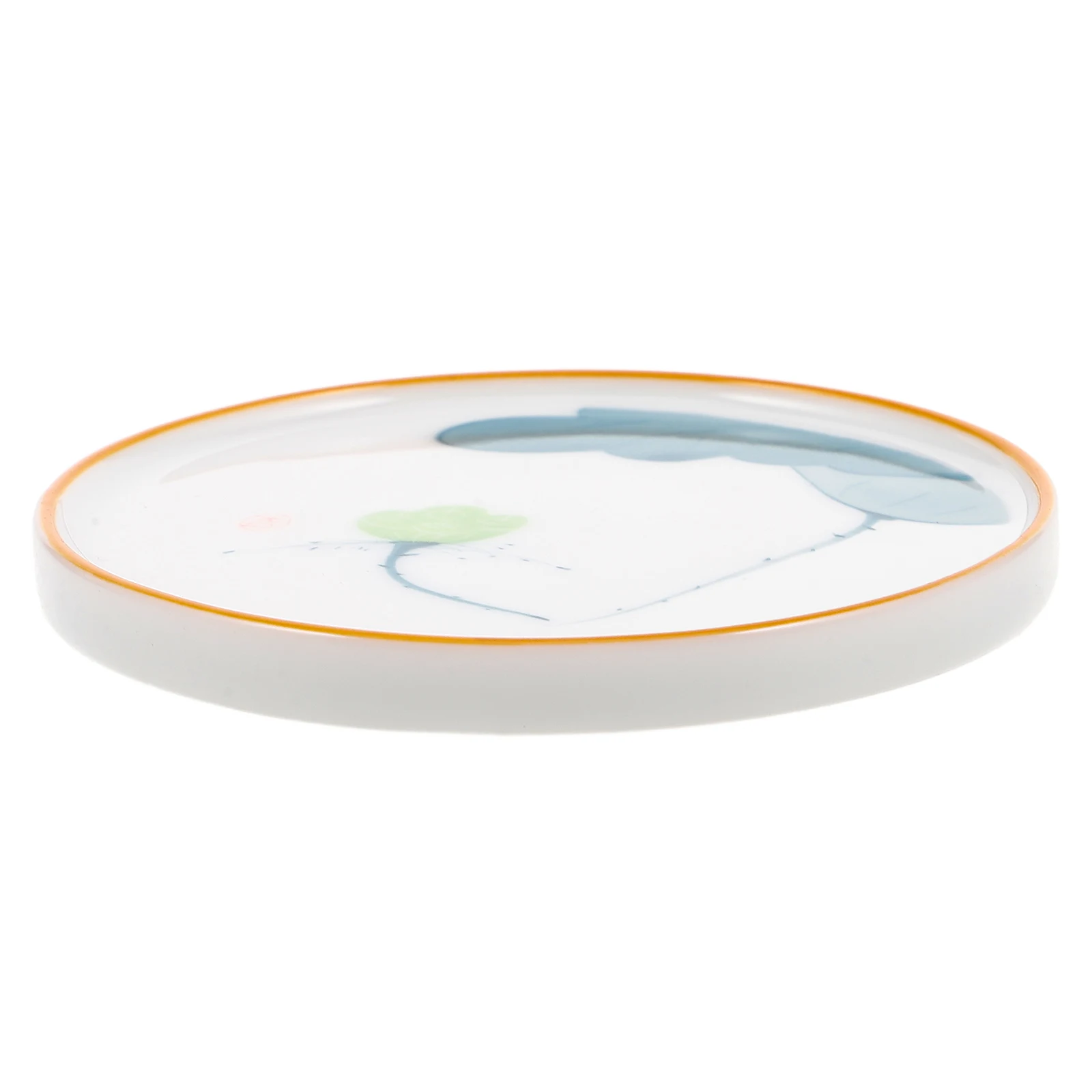 

Vintage Ceramic Blue White Coaster Heat Resistant Tea Cup Mat for Dining Coffee Table Rustic Hand Painted Table Coasters