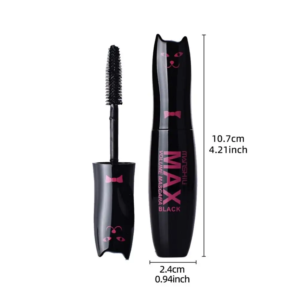 Curling Cat Volume Mascara High Quality Thickening Waterproof Eyes Makeup Tool Lengthening Sweat-Resistant Mascara