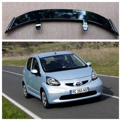 Roof Spoiler For Toyota Aygo  2005-2010 ABS  Hatchback Glossy Black Spoiler Universal Roof Rear Wing Lip