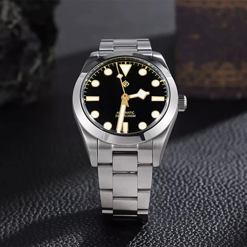 LIGE Brand TERAMI Professional Luxury Mechanical Watch Casual Vintage Watches for Men Fashion Waterproof HD Lume Automatic Clock