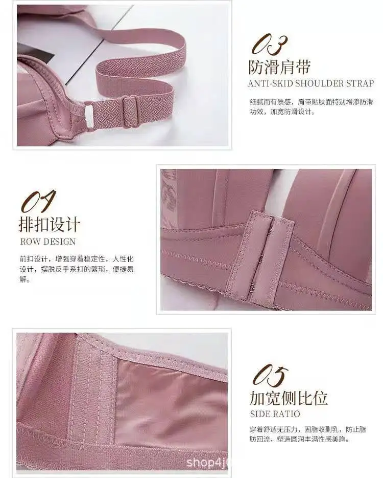 Women Front Button Compression Sports Bra Front Closure Bras for Womens Bras Comfortable Support Womens Bras No Underwire Pack