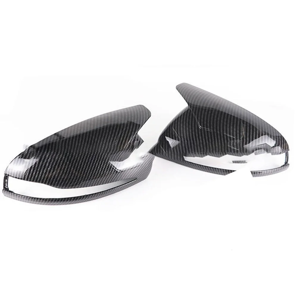 Sporty Wing Mirror Cover Cap Real Dry Carbon Fiber Left and Right Pair Compatible with For Benz W205 W213 W238 For W222