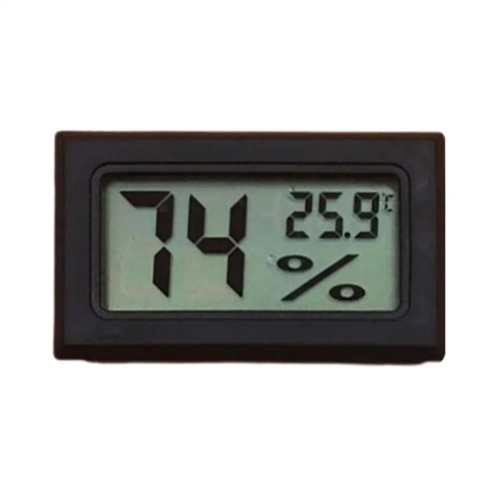 Termômetro Digital Eletrônico FY-11, Higrômetro Mini LCD, Medidor Conveniente, Instrumentos de Monitoramento de Umidade, Termostato Embutido