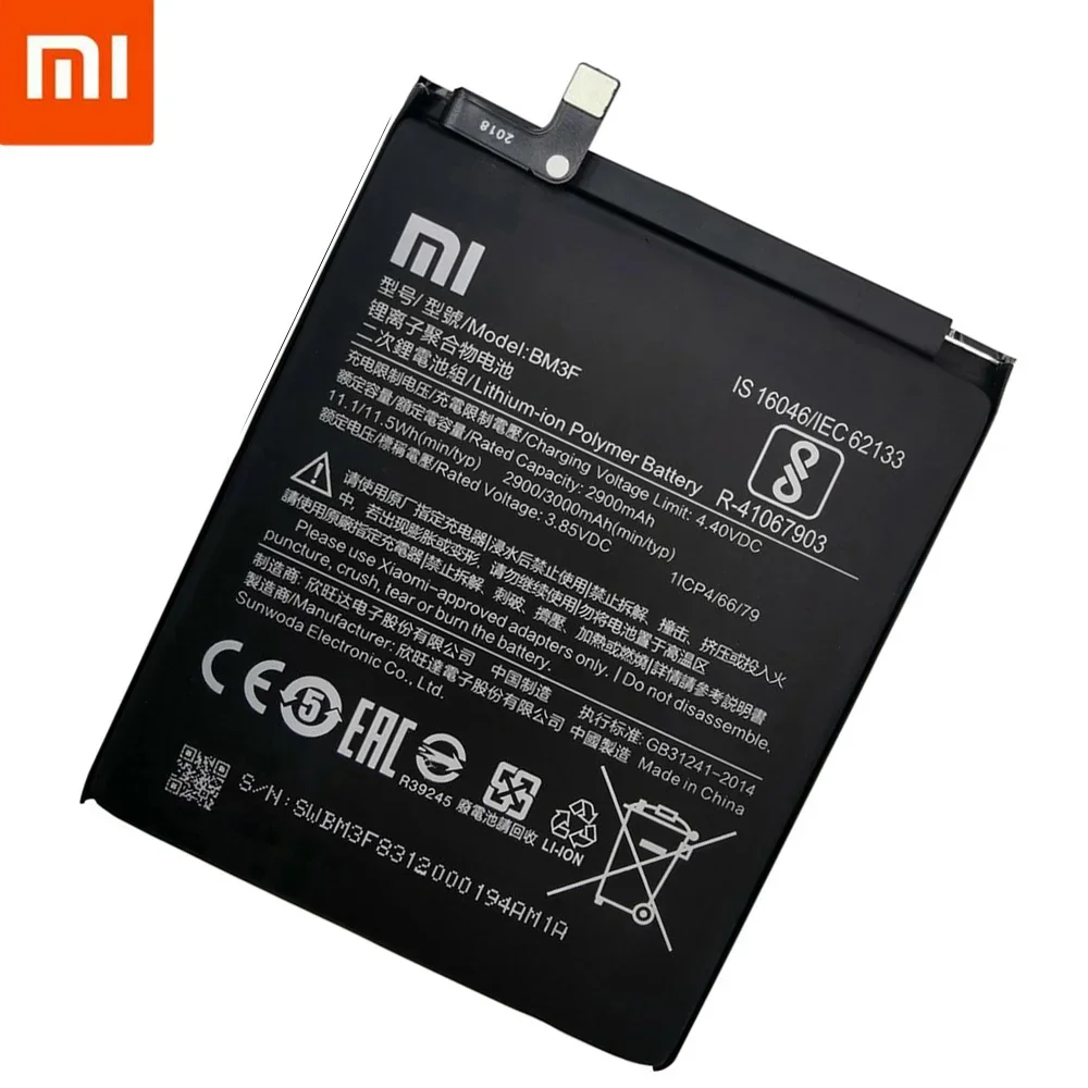 Xiao mi 100% Orginal BM3F 3000mAh battery For Xiaomi 8 Mi 8 Explorer/Mi8 Pro BM3F Phone Replacement Batteries Fast Shipping