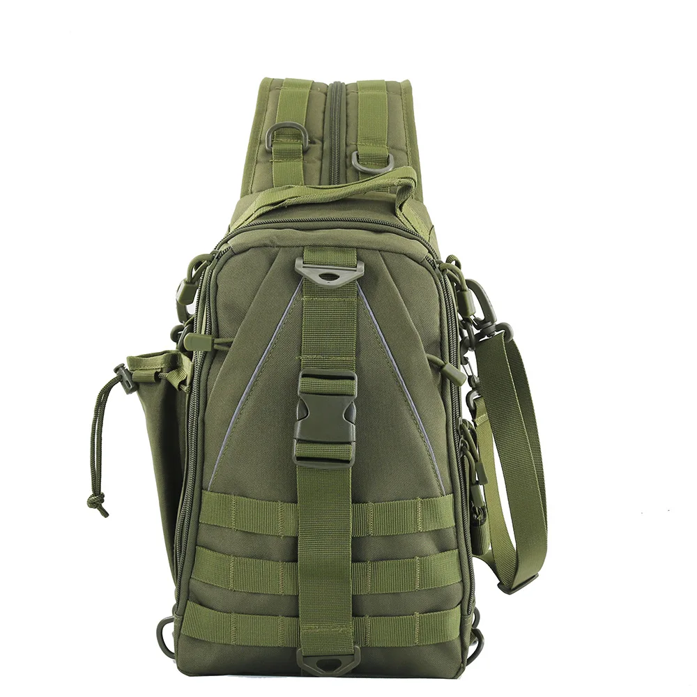 

Outdoor Fishing Tackle Bag Waterproof Hiking Cycling Travel Backpack Shoulder Tactical Bag Chest Pack Fish Lures Tools Rucksack