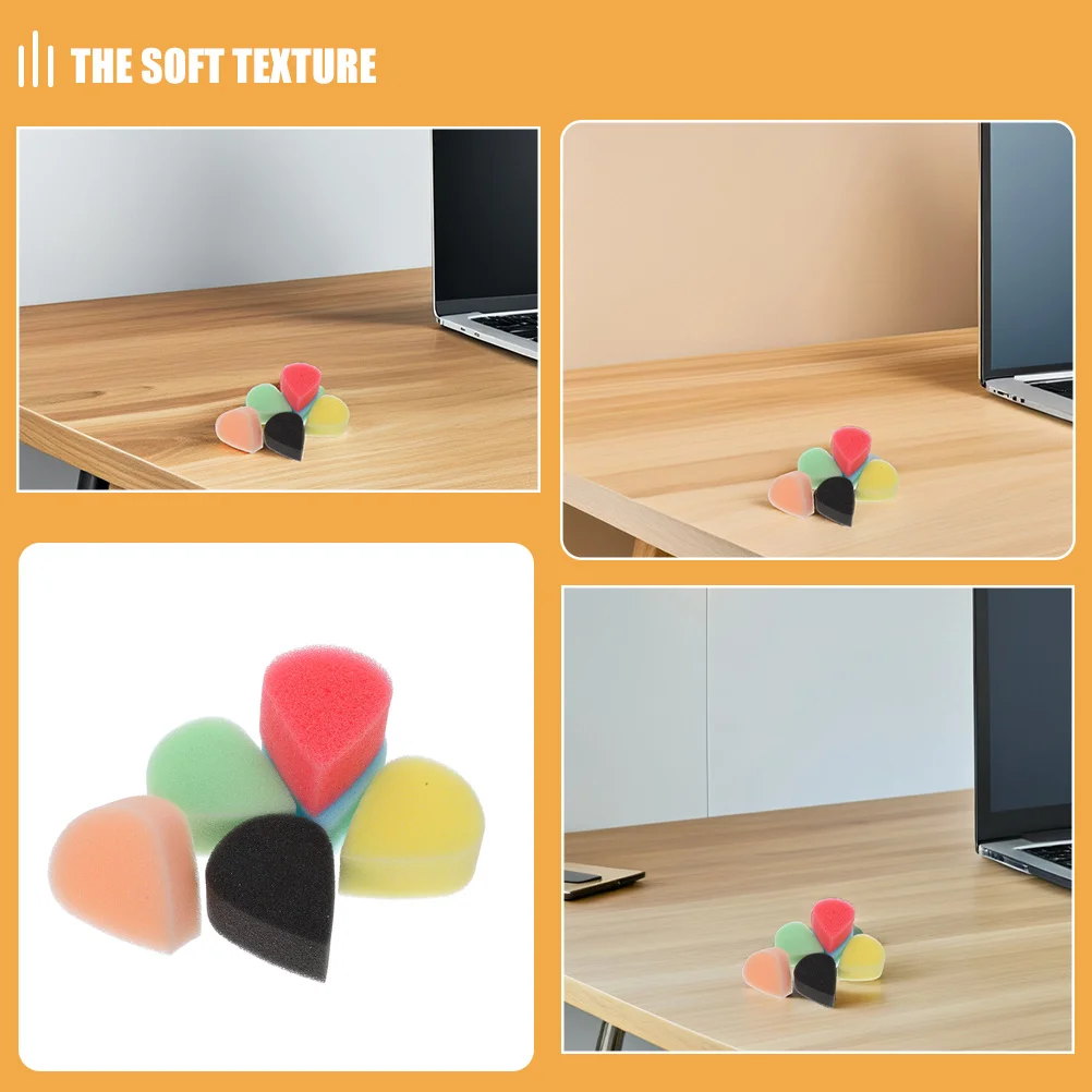 30Pcs Teardrop Face Painting Sponges for Children High-Density Soft Skin-Friendly Reusable Craft Sponges for Facial Body Art At