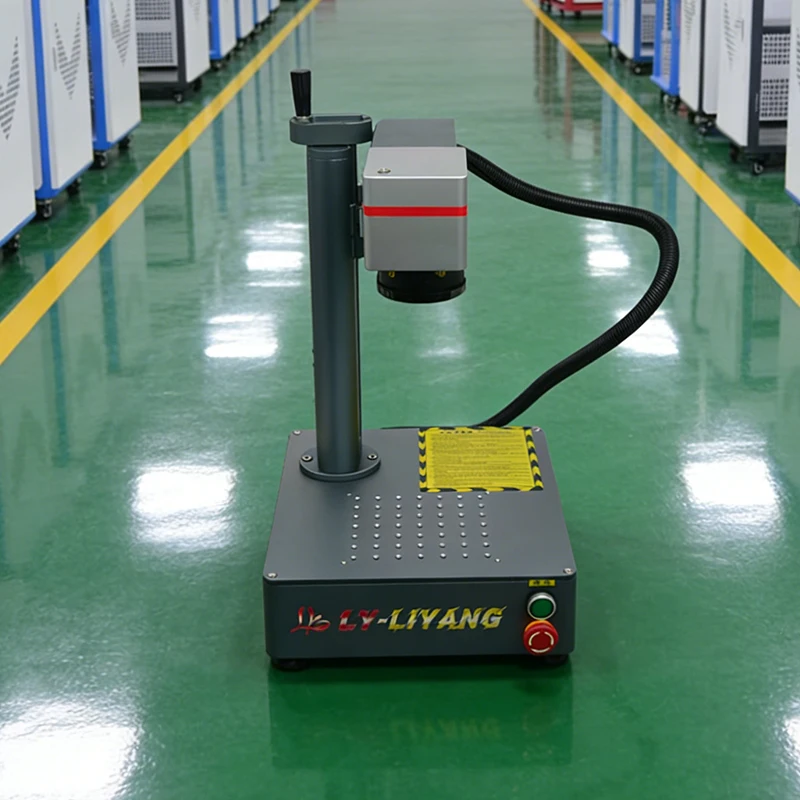 

Настольный мини MAX лазерный гравировальный станок для оптоволоконной маркировки 20 Вт 30 Вт гравер с именными табличками поддержка оси вращения для пластика и металла