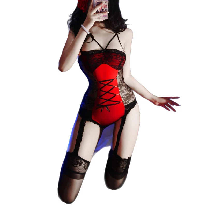 

Underwear one-piece pajama with open crotch that doesn't require removal, uniform for celibate women