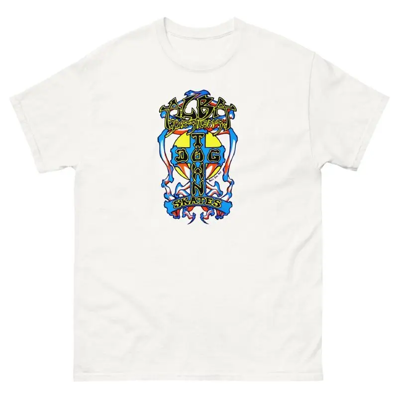 

Alba Designs Dog Town Skates Retro 80S Skateboarding T Shirt Design