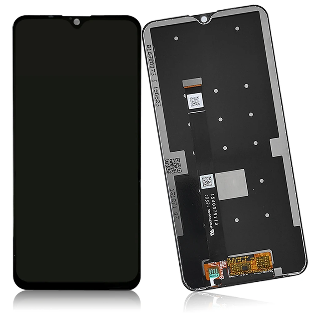 Tela LCD para lenovo k10 nota k10note l38111, tela sensível ao toque, montagem do digitalizador, peças de reposição, cor preta, 6,3 polegadas