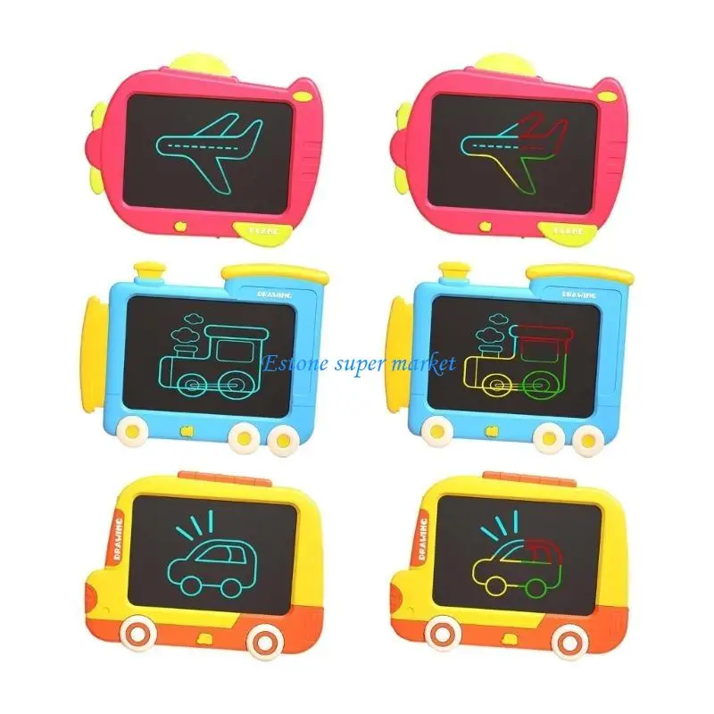 

090B LCD Writing Board Graffiti Tablet Pad for Toddler Reusable Writing Board Parents-Kids Toy Preschooler Teaching Aids