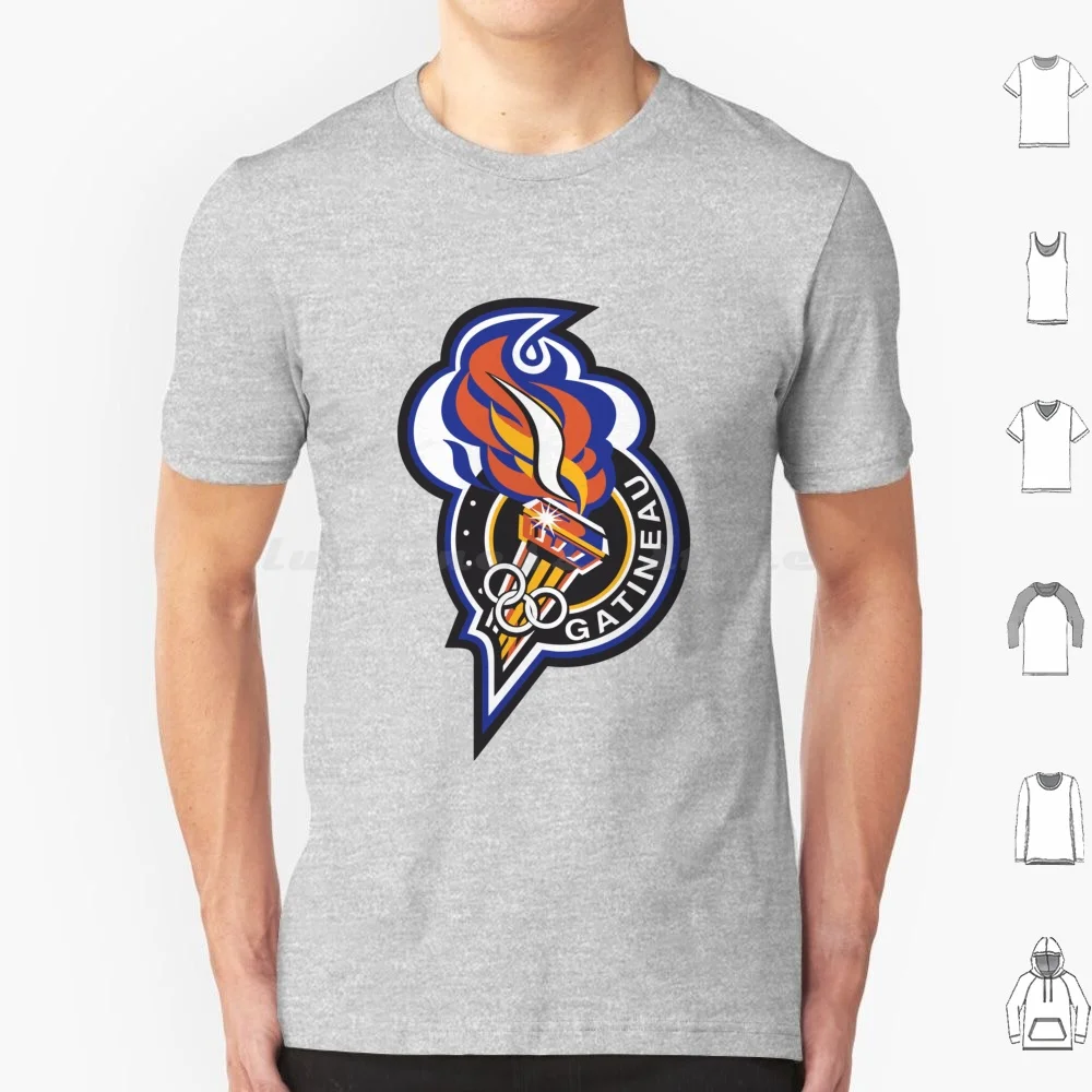 Футболка Gatineau Flames из хлопка для мужчин и женщин с принтом «сделай сам» Gatineau Flames Gatineau Flames Logo Gatineau Flames Fans Canadian Junior