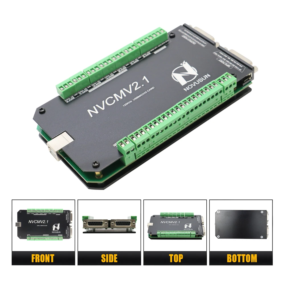 Mach3 3/4/5/6 Axis Stappenmotor Controller Card CNC Controlekaart NVCM Ethernet Motion Controller