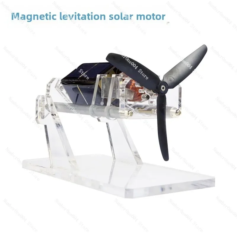 Suitable for technology, double-layer fan blade magnetic levitation solar motor, Mendocino, dual axis design DIY