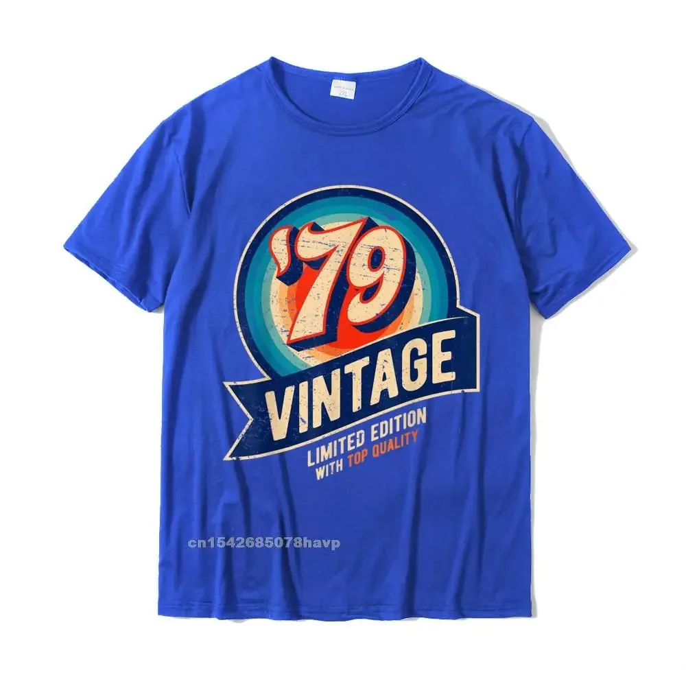 1979 Vintage 41st Birthday Retro Graphic T-Shirt T Shirt T Shirt Retro Cotton Camisa Casual Men\'s