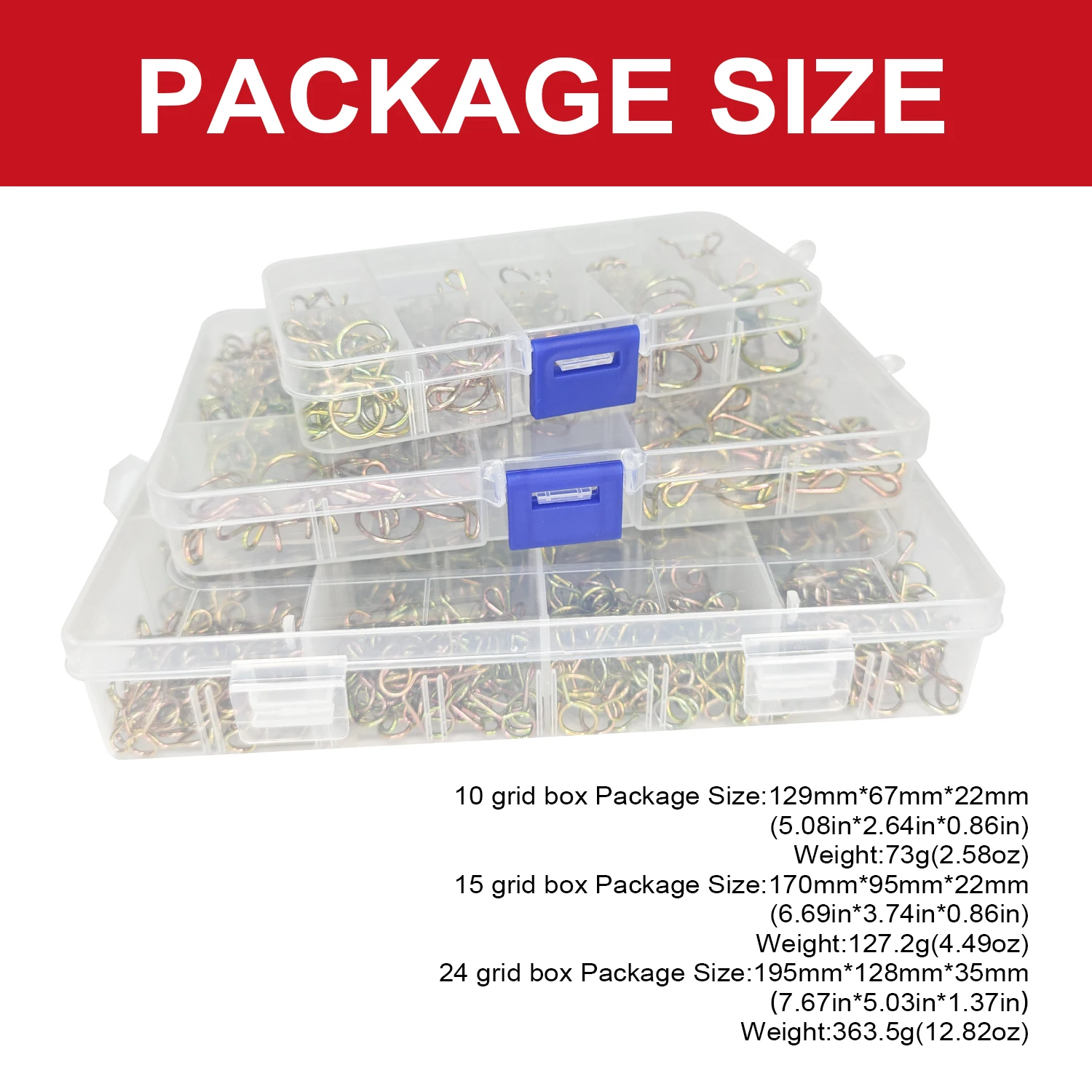 VKKM Multi-Specification Pipe Clip Set, 400pcs, 304 Stainless Steel, Easy to Install