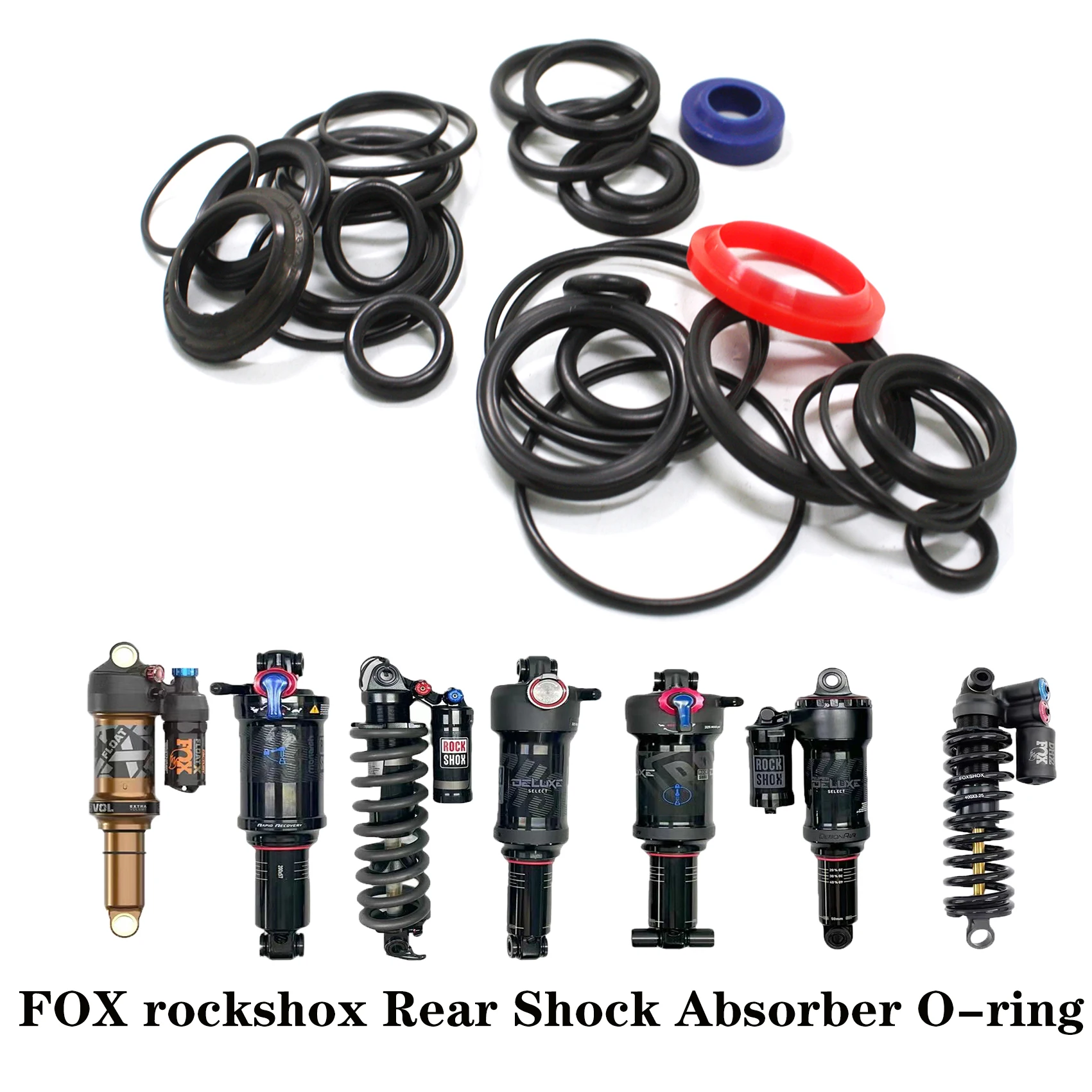 for FOX Rockshox Air Pressure Rear Shock Absorber Spring Rear Shock Absorber O-ring repair accessories Sealing ring Bicycle Rear