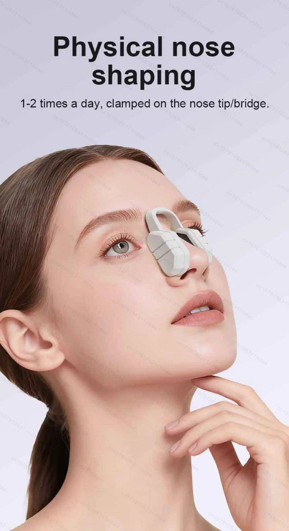 

EMS Nose Shaper Clip Nose Up Lifting Beauty Tool Nose Bridge Straightener Corrector Slimming Device for Wide Noses Women Men