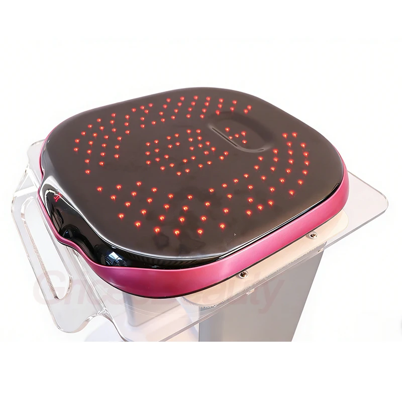 Red Blue LED Phototherapy Sitting Cushion Deep Heating Relieve Pelvic Discomfort Muscle Soreness Intimate Wellness Recovery Tool