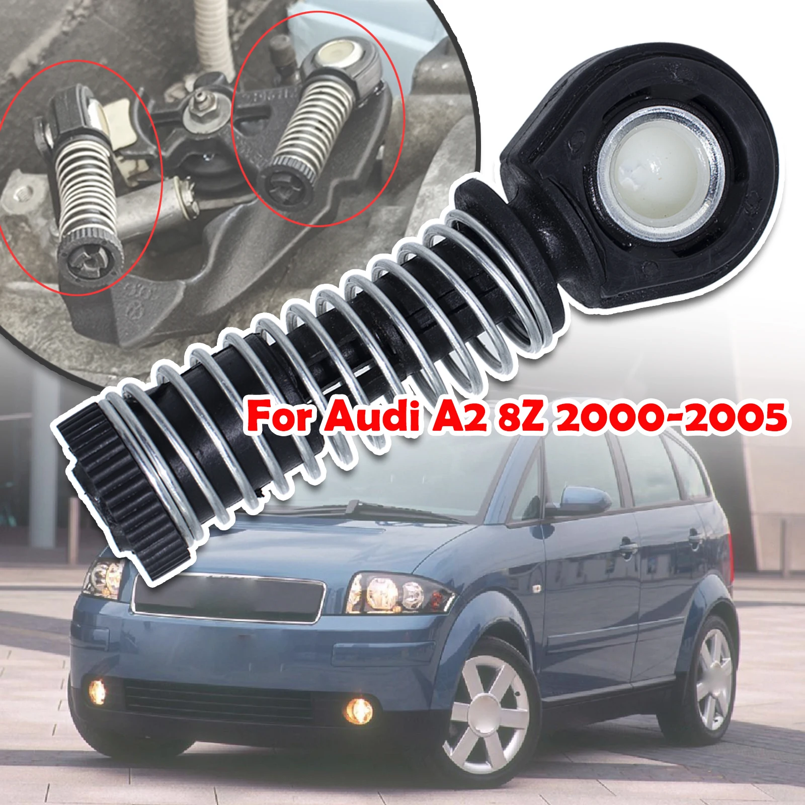 

For Audi A2 8Z 5/6 Speed Manual Shifter Cable End Replace Gear Selector Bowden Cable Catch Change Lever Adjuster Fix 2000 - 2005