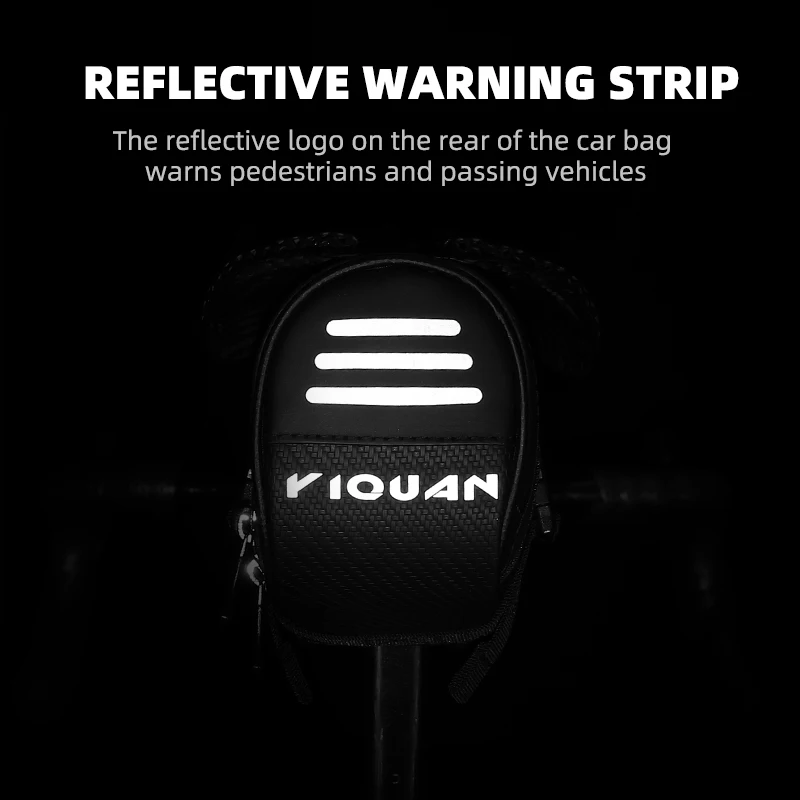 غير نافذ للمطر دراجة السرج حقيبة عاكسة MTB الطريق دراجة الذيل حقيبة تخزين صغيرة الدراجات مقعد الذيل الخلفي كيس أدوات حقيبة دراجة حقيبة