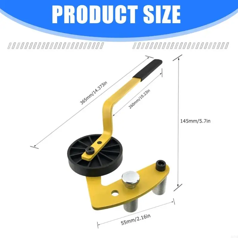 Инструмент для выпрямления настила, фиксирующий держатель чаши, ручка, гибочный станок из композитного дерева и металла для для
