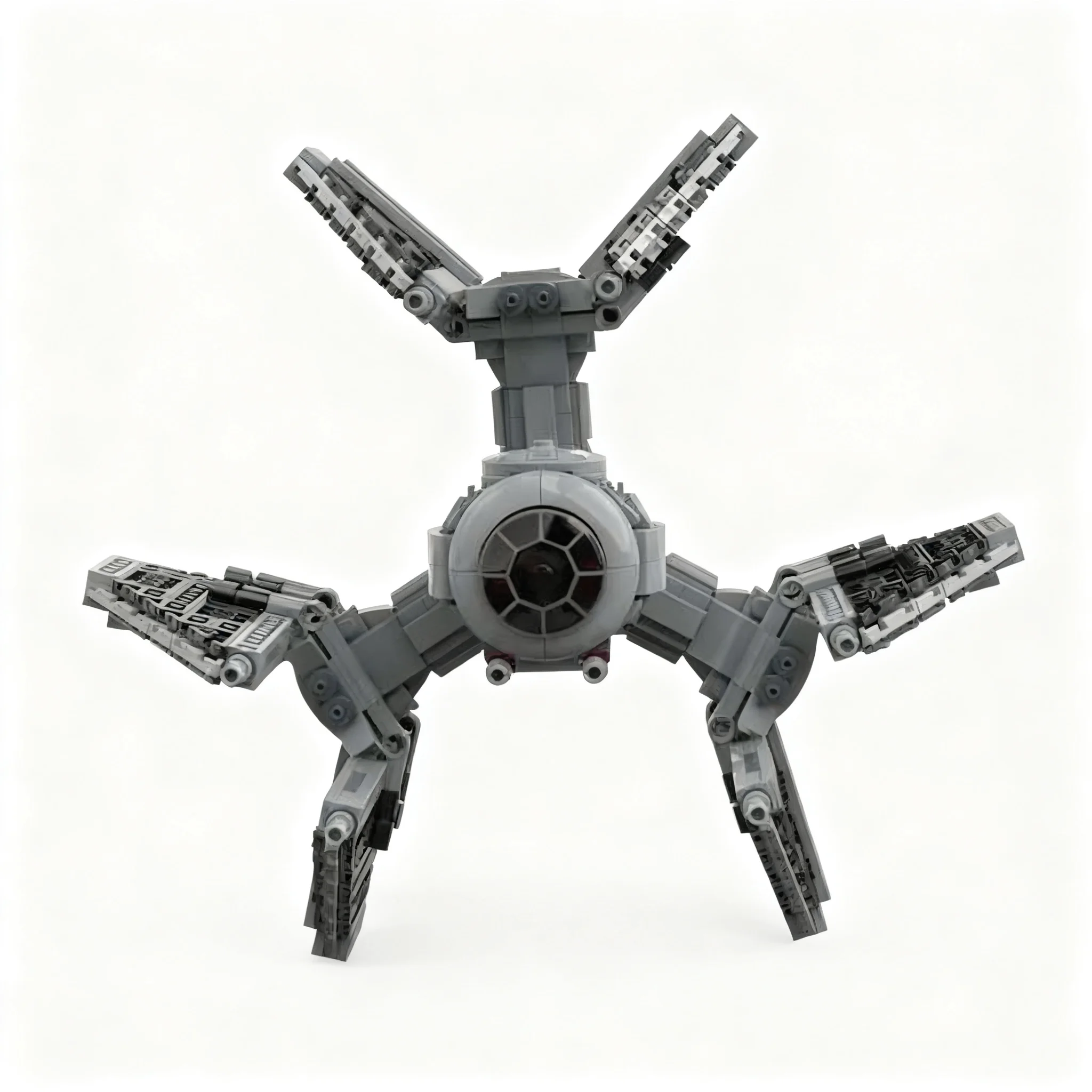 600pcs MOC Tie Defender Star Battle Model Building Blocks Toys Construction Christmas Gift Brick Craft Collection Education