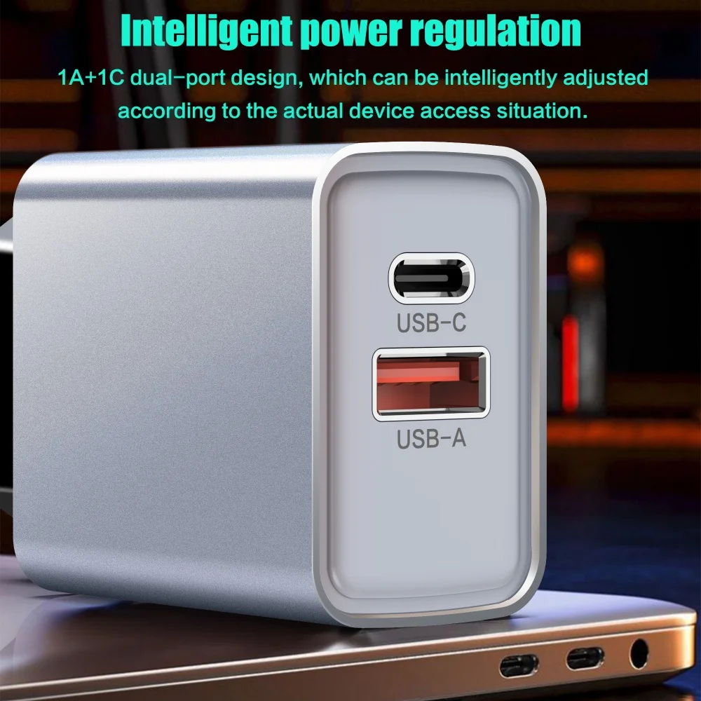 20W USB PD Charger Type C Quick Charging QC3.0 Fast Wall Charger For iPhone Samsung Xiaomi Huawei EU/US Plug USB Travel Charger