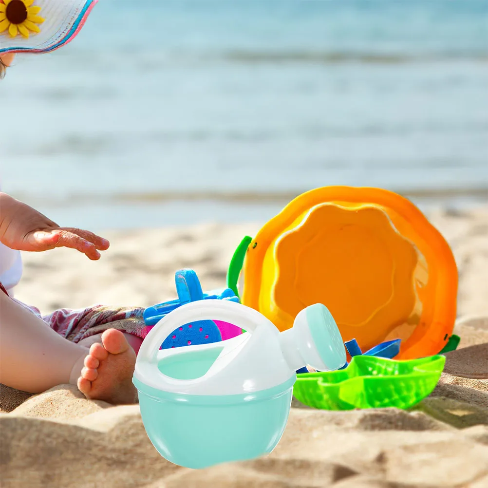 

4 pcs Children Kids Plastic Beach Cans For Bathing Garden Outdoor Safe Ergonomic Design Toddler Watering Small Compact Portable