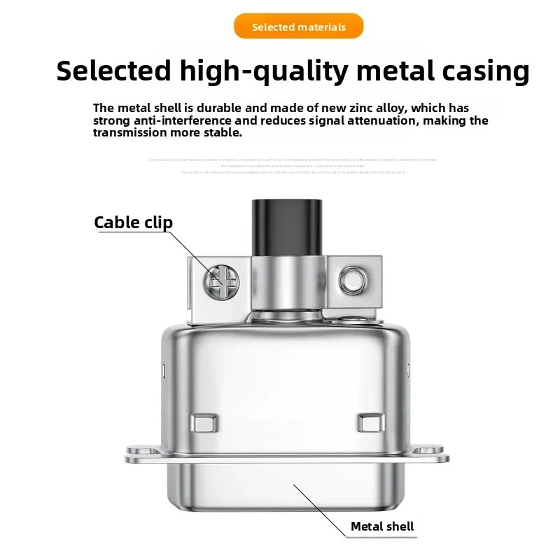 1PCS 57 Series Centronics Connector Male Female CN14/24/36/50P Ribbon Computer Printer Cable Mount Adapters with Mental Cover