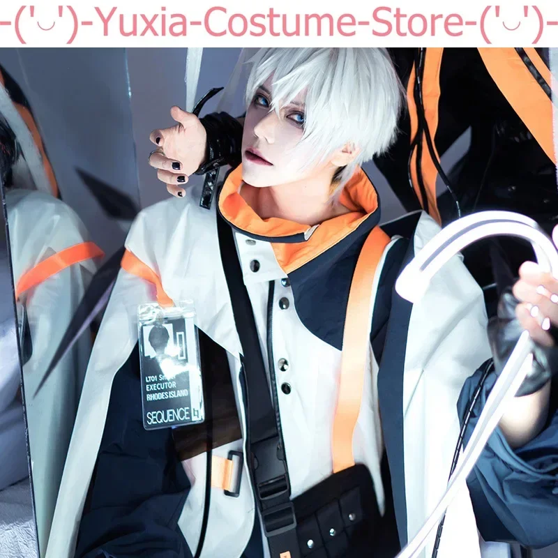 Anime! Arknights Voll strecker Sektator Spiel offizier schöne gotische Uniform Cosplay Kostüm Halloween Anzug für Männer